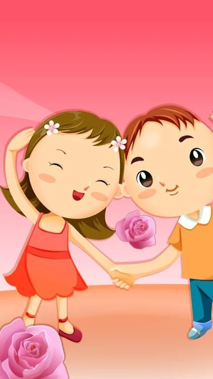 cartoon love wallpaper Ảnh chụp màn hình 0