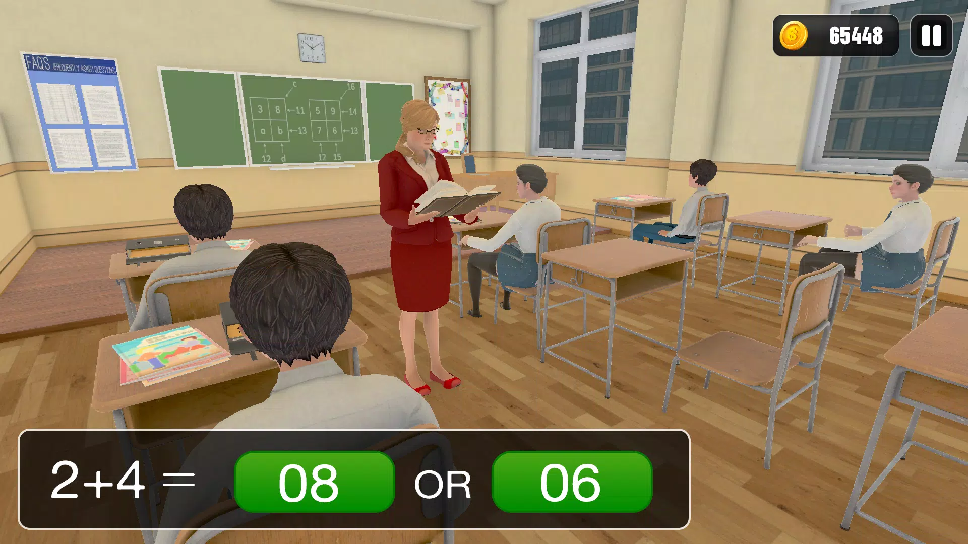 School Teacher Games 3D Schermafbeelding 0