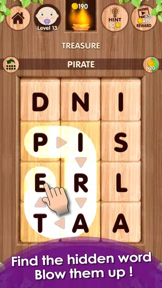 Falling Word Games - Addictive ภาพหน้าจอ 0