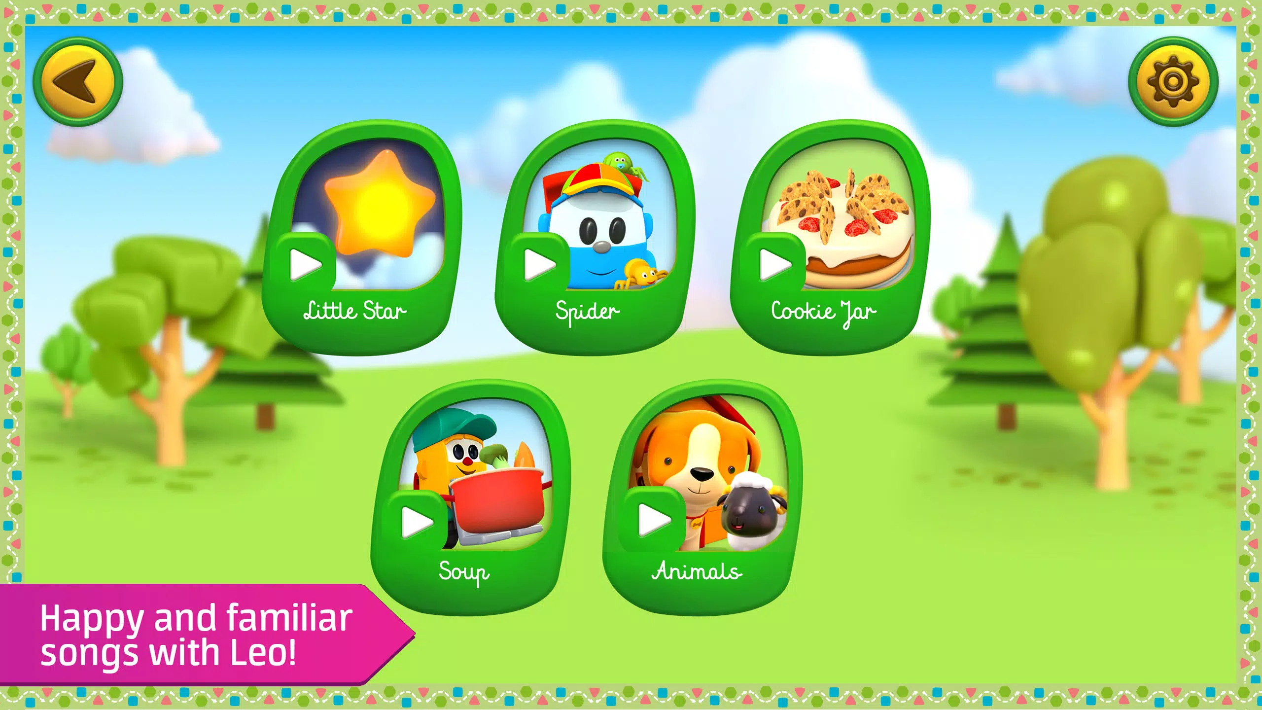 Leo kids songs and music games ภาพหน้าจอ 3