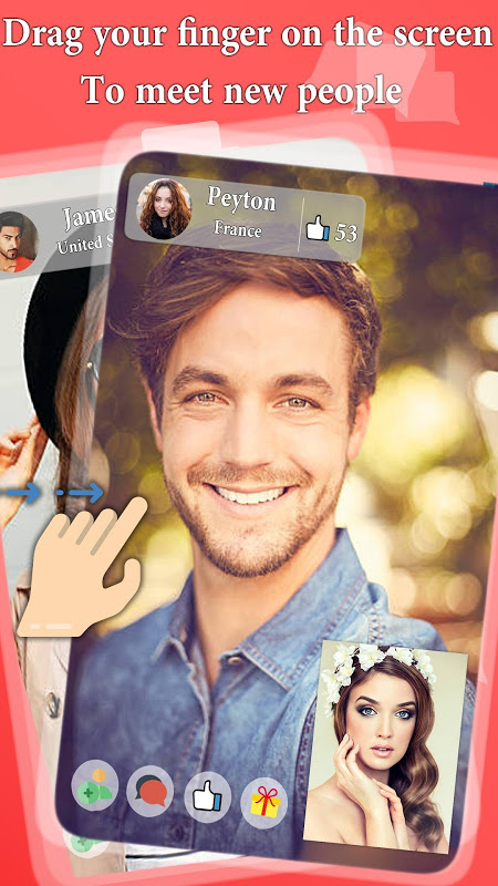 LightC - Meet People via video chat for free Schermafbeelding 1