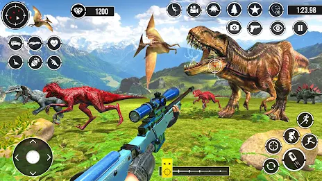 Real Dino Hunting 3D shooting स्क्रीनशॉट 3