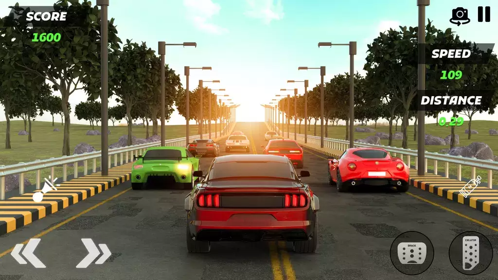 Turbo Traffic Car Racing Game ဖန်သားပြင်ဓာတ်ပုံ 3