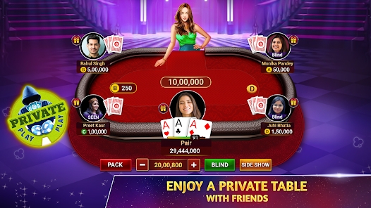 Teen Patti Octro 3 Patti Rummy Ảnh chụp màn hình 2