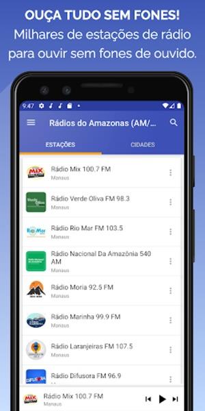 Rádios do Amazonas (AM/FM) Screenshot 2