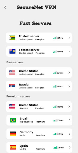 SecureNet VPN: Fast & Secure স্ক্রিনশট 3