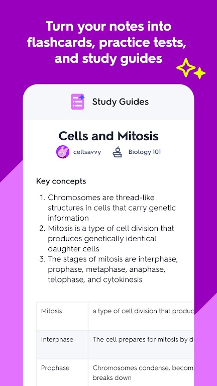 Schermata Quizlet: AI-powered Flashcards Mod 1