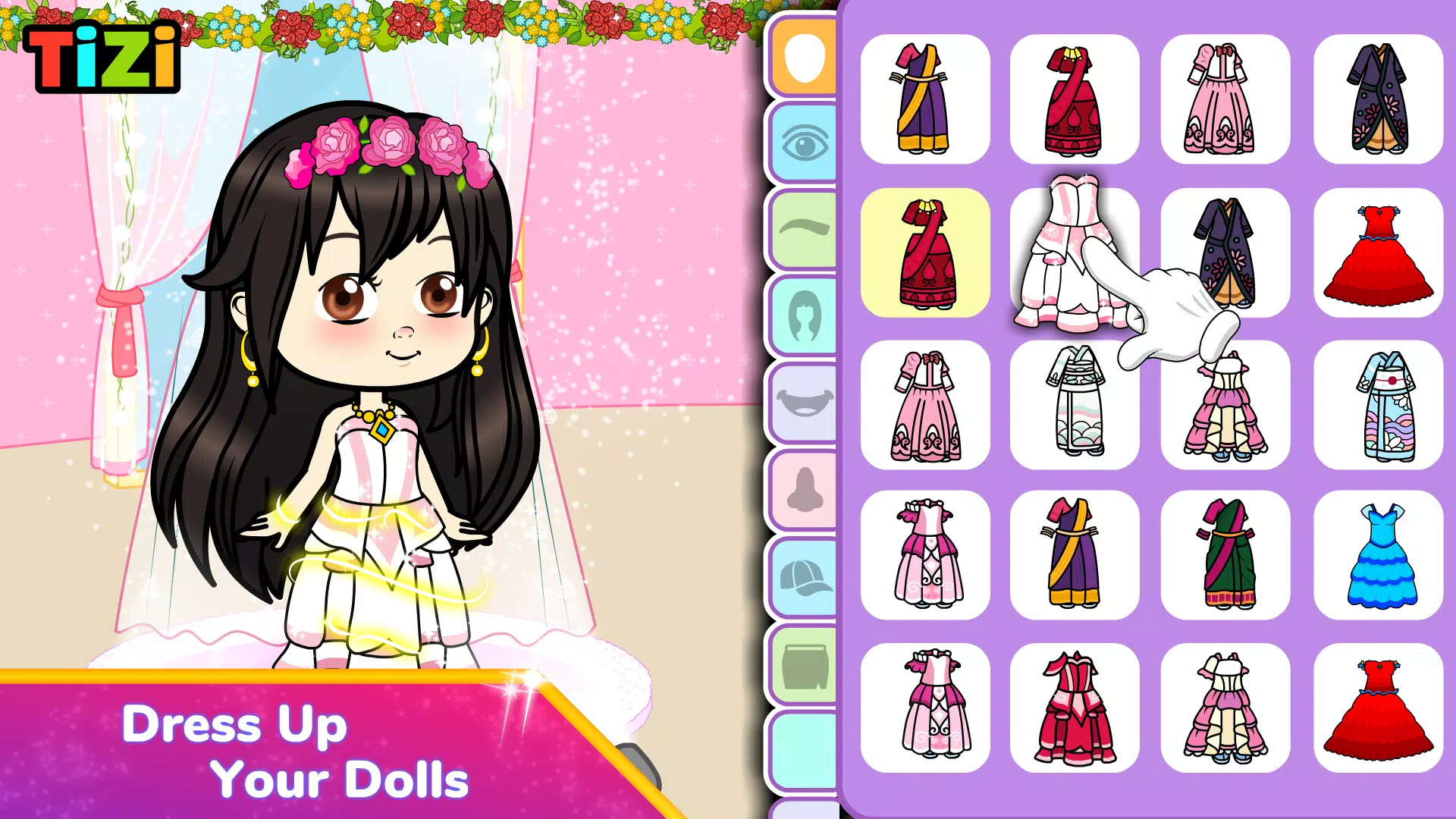 Tizi Town: Doll Dress Up Games 螢幕截圖 1