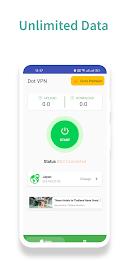 Dot Vpn - Unlimited Data 스크린샷 1