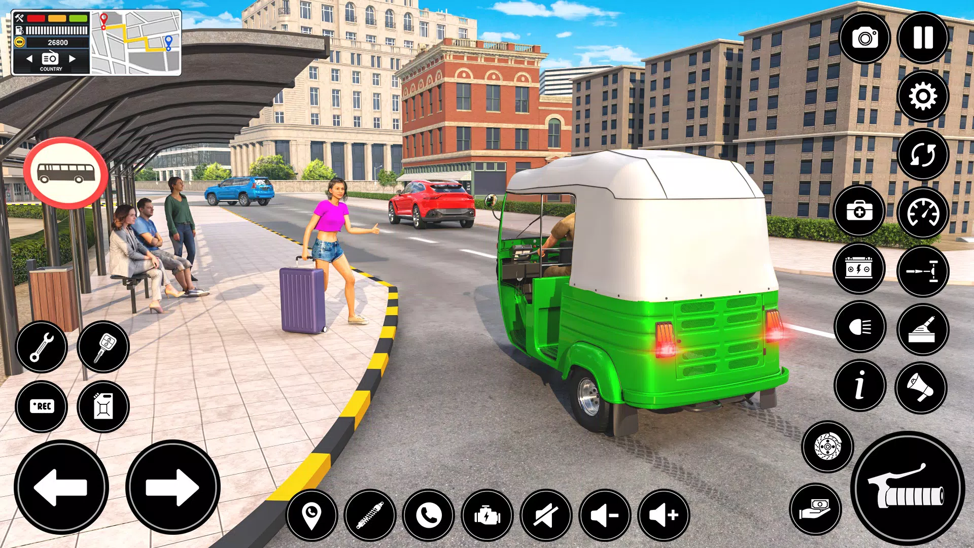 Auto Tuk Tuk Rickshaw Game スクリーンショット 0