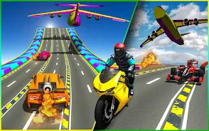 Rocket Car Racing Stunts Ảnh chụp màn hình 2