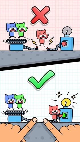 Brain cat: tricky puzzles Schermafbeelding 1