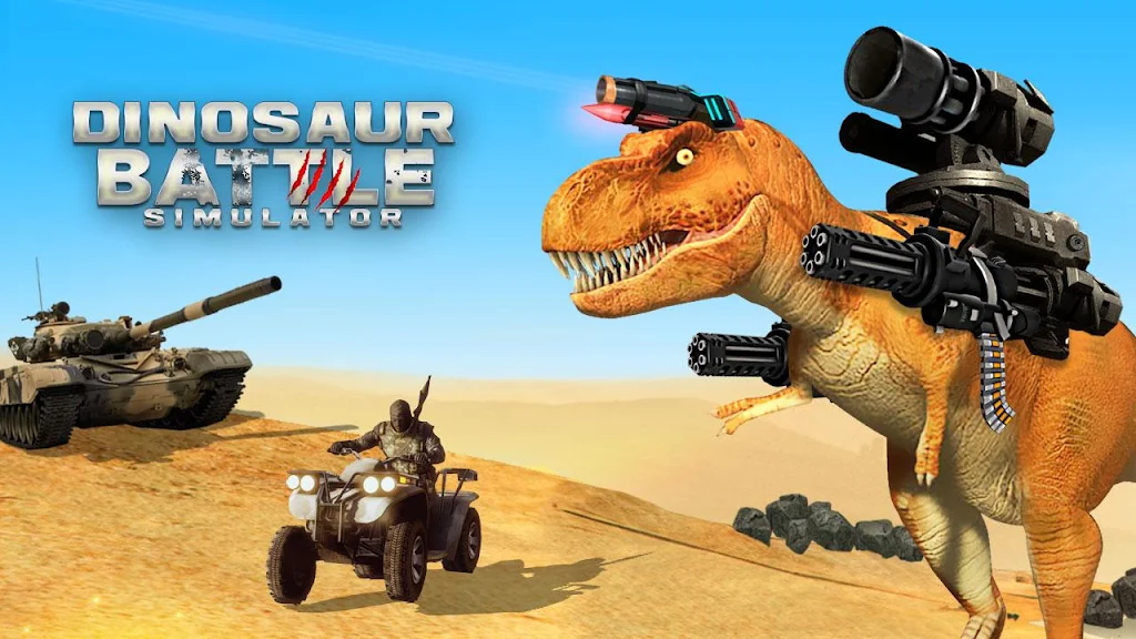 Dinosaur Battle Simulator स्क्रीनशॉट 0