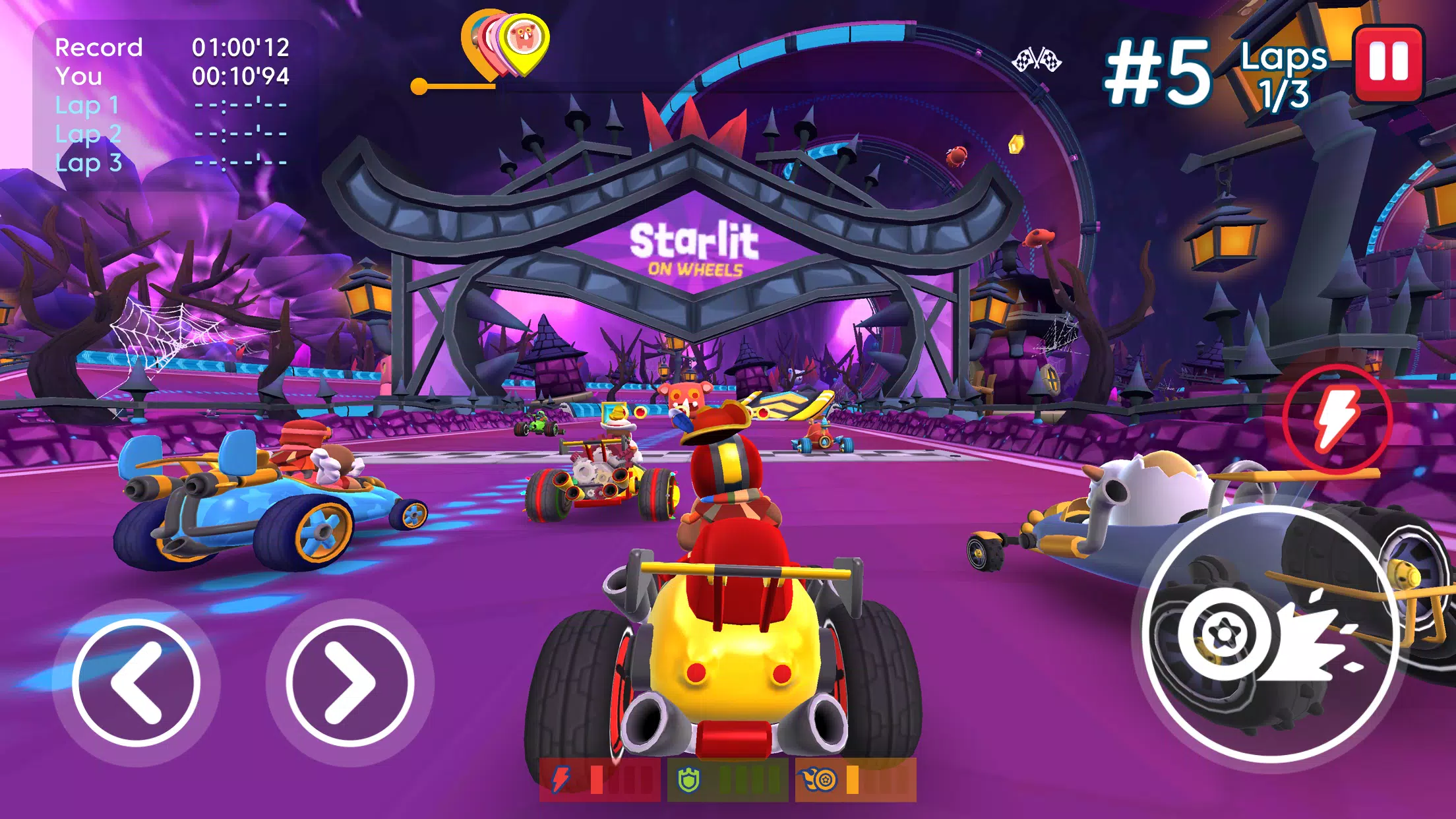 Starlit On Wheels: Super Kart 螢幕截圖 1