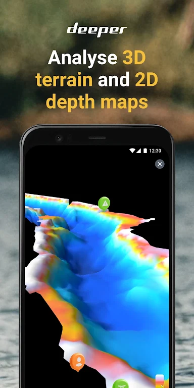 Fish Deeper - Fishing App 螢幕截圖 1