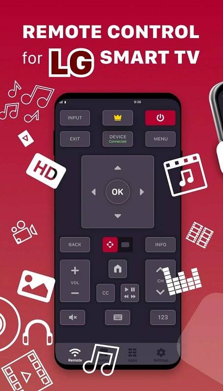 Smart TV Remote: Smart ThinQ ภาพหน้าจอ 1