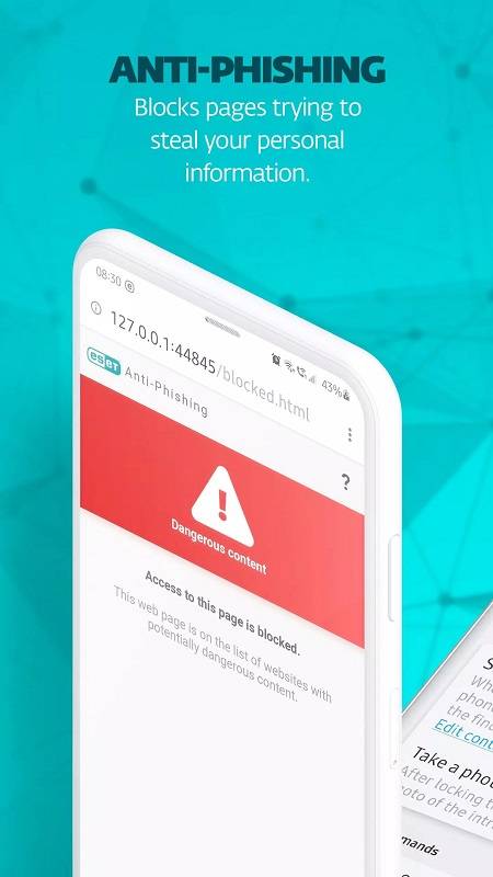 ESET Mobile Security Antivirus Captura de tela 2