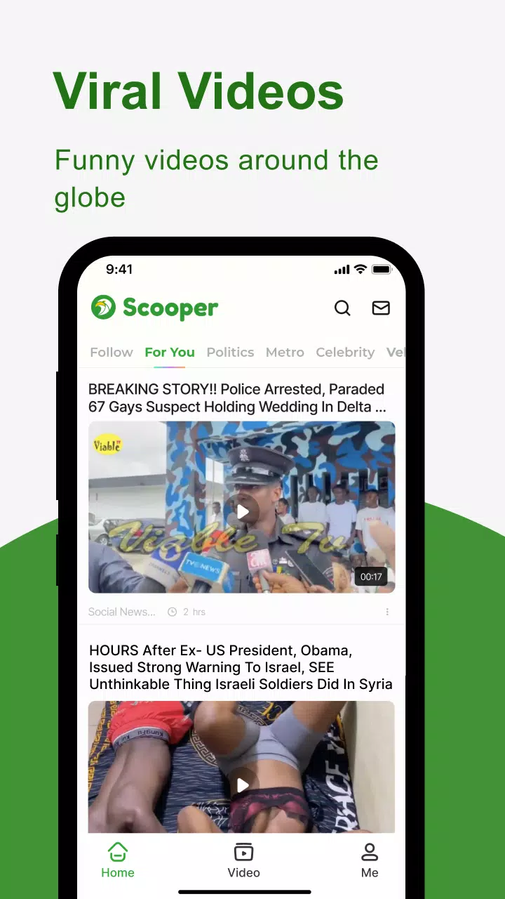 Scooper News ဖန်သားပြင်ဓာတ်ပုံ 3