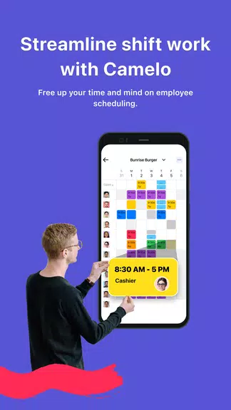 Camelo: Work Schedule Maker Ekran Görüntüsü 0