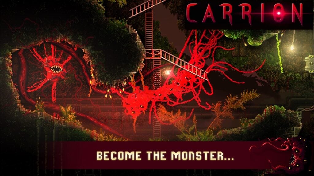 Carrion o jogo de terror reverso que permite caçar, consumir e evoluir cair no celular em breve!