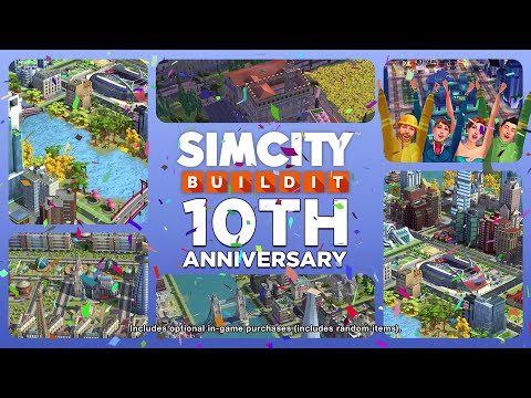 Simcity Buildit 10th Anniversary Update