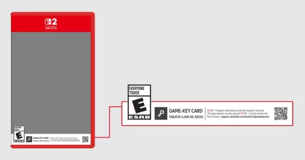 Nintendo Switch 2 juegos en Japón use principalmente tarjetas de tecla de juego, tendencia similar en el oeste
