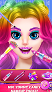 DIY Makeup Games: Candy Makeup ဖန်သားပြင်ဓာတ်ပုံ 0