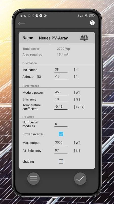 PV Calculator Premium スクリーンショット 0