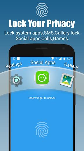 App lock - Real Fingerprint, P Screenshot 0