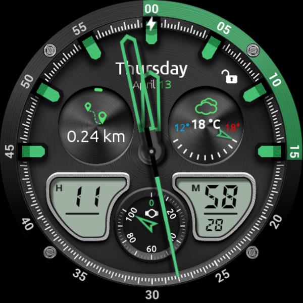 Fury Watch Face Zrzut ekranu 2