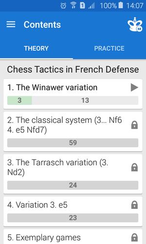 Chess Tactics: French Defense Capture d'écran 1