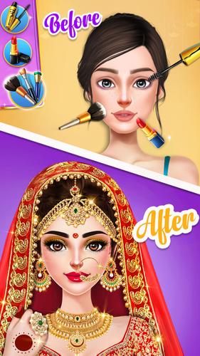 Indian Wedding Dress up games ဖန်သားပြင်ဓာတ်ပုံ 2