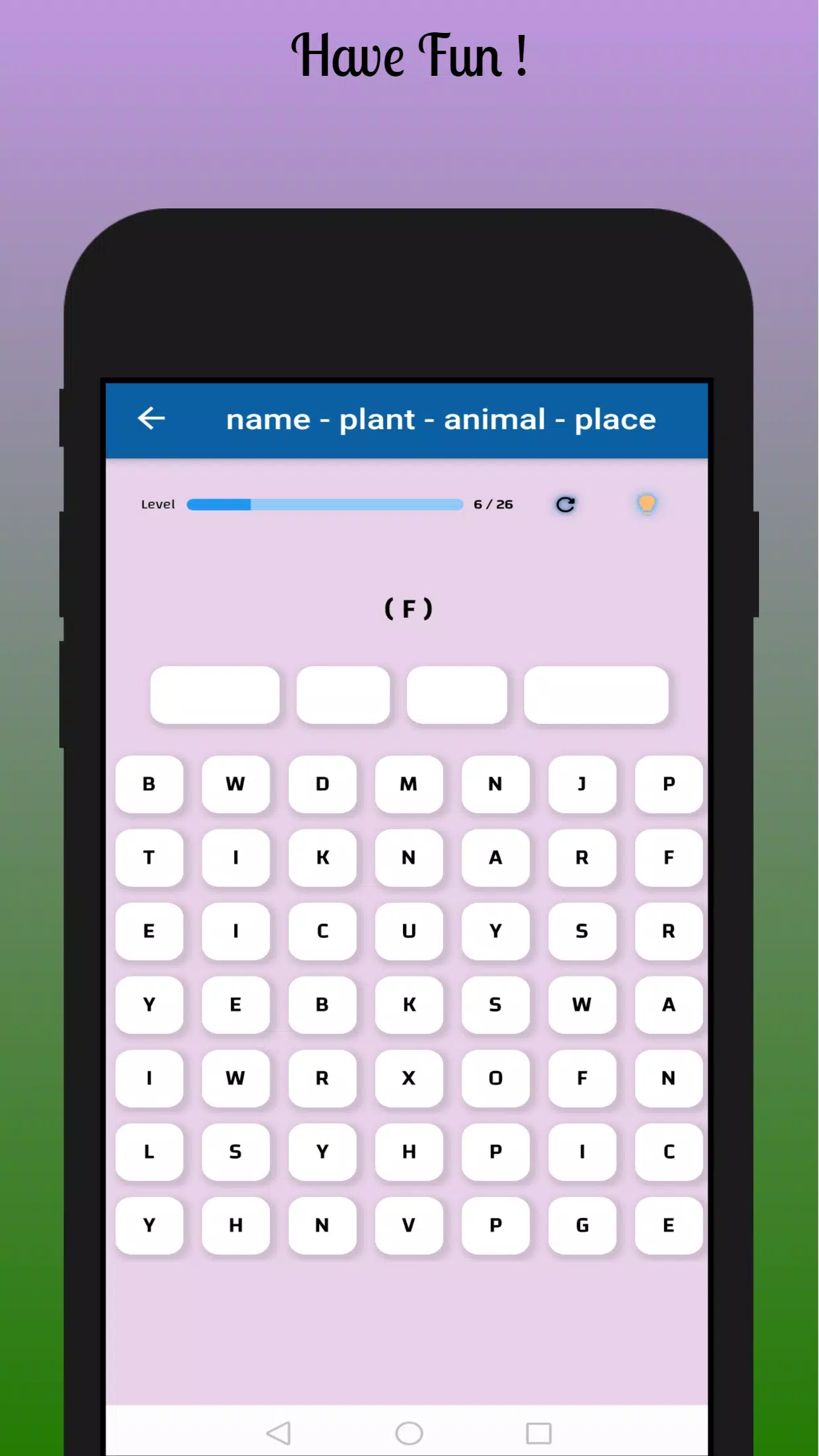 Name Plant Animal : Crossword Screenshot 2