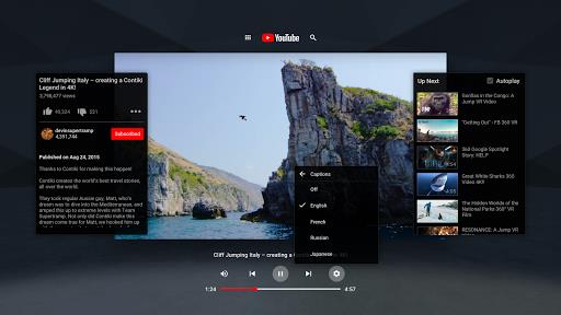 YouTube VR Скриншот 2