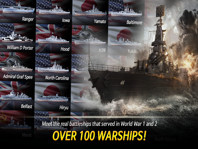 Warship Fleet Command: WW2 Mod APK应用截图第0张