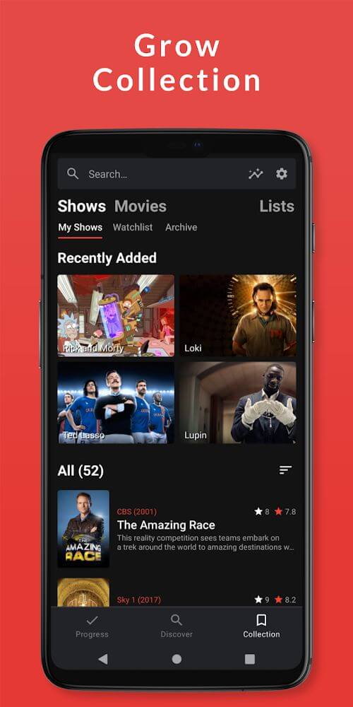 Showly: Track Shows & Movies Скриншот 1