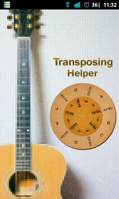 Schermata Transposing Helper 0