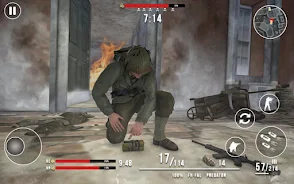 World War Games Offline: WW2 Captura de pantalla 2