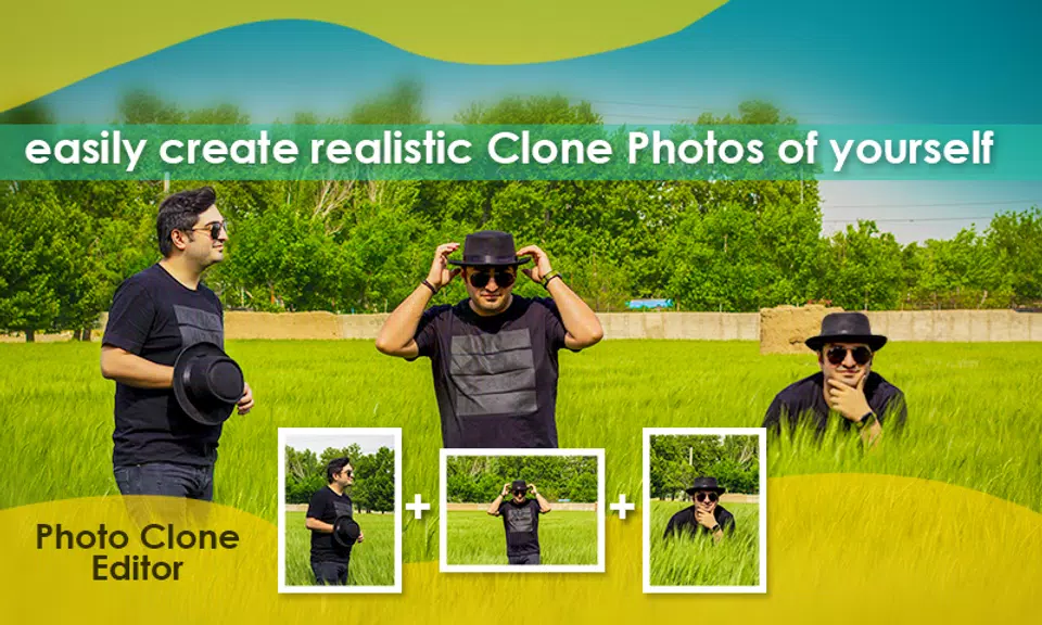 Photo Clone App twins Editor 스크린샷 1