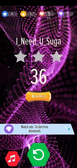 k-pop Magic Game Piano Tiles 2 Captura de pantalla 1