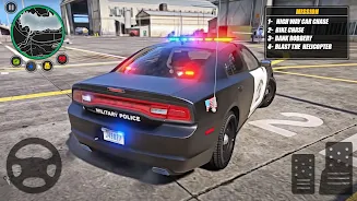 Police Car Chase Criminal Game Schermafbeelding 1