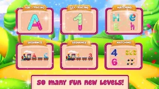 Learn ABC Alphabets & 123 Game 스크린샷 2