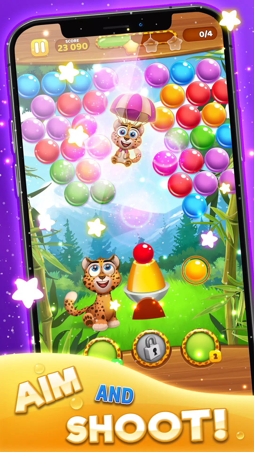 Bubble Pop: Wild Rescue Tangkapan skrin 1