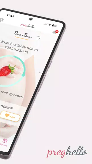 PregHello – terhességi app Ekran Görüntüsü 1
