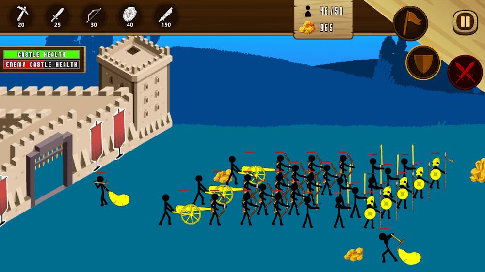 Stickman Age: Stick War Battle ภาพหน้าจอ 2