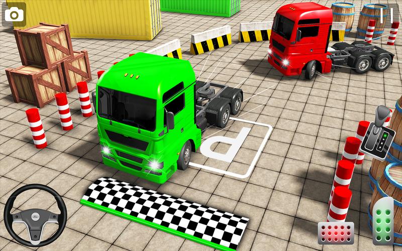 Real Euro Truck Parking Games スクリーンショット 1