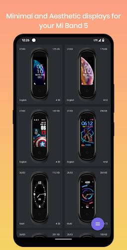 Mi Band 5 Watch Faces 螢幕截圖 1