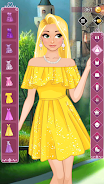 Golden princess dress up game Скриншот 1