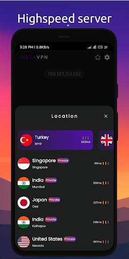 Insta VPN Fast VPN: Secure VPN 螢幕截圖 3