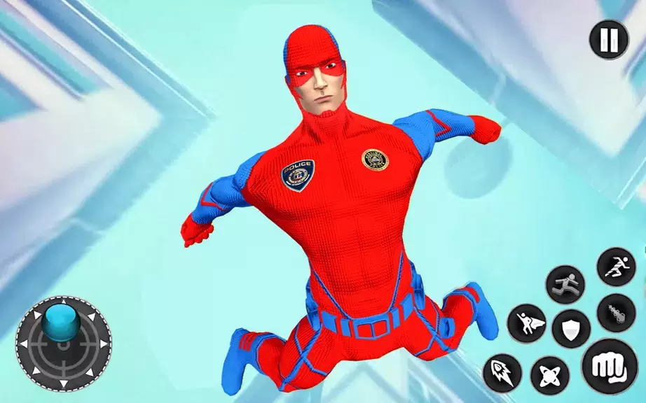 Captain Super Hero Man Game 3D 螢幕截圖 0